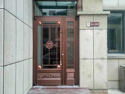 鋁合金單開自動門